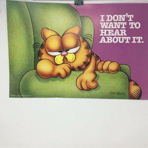 Garfield 'I Don't Want To Talk About It' Poster